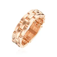 Мужское кольцо из красного золота