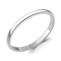 Кольцо из серебра без вставок