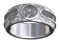 Кольцо из серебра МОЛИТВА О БЛИЗКИХ