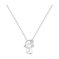 Колье из серебра без вставок