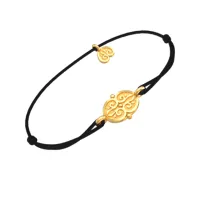 Браслет с серебряной вставкой «СПАСИ И СОХРАНИ»