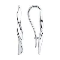 Серьги из серебра (SOKOLOV) без вставок