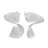 Серьги из серебра без вставок