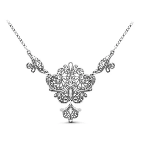 Колье из серебра