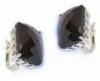 Серьги из серебра с натуральным гранатом