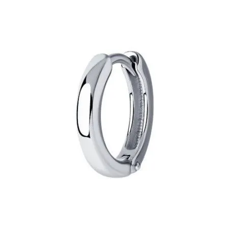 Серьга одиночная из серебра