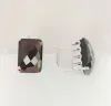 Серьги из серебра с натуральным гранатом