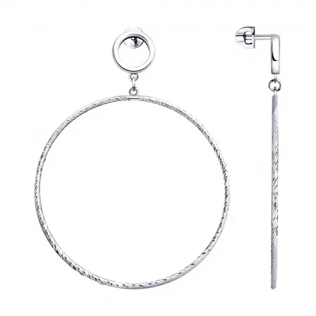 Серьги из серебра (SOKOLOV)