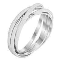 Кольцо из серебра с алмазной гранью