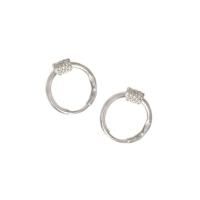 Серьги Конго из серебра