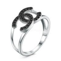 Кольцо из серебра с натуральной шпинелью