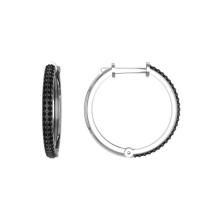 Серьги из серебра с натуральной шпинелью