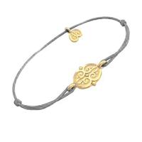 Браслет с серебряной вставкой «СПАСИ И СОХРАНИ»