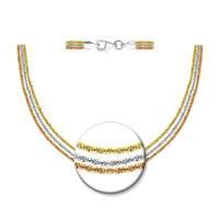 Колье из комбинированного серебра (SOKOLOV)