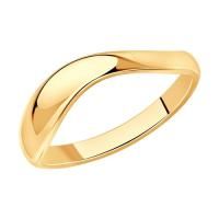 Кольцо на фалангу из золочёного серебра (SOKOLOV)