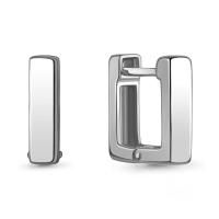 Серьги из серебра без вставок