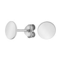 Серьги пусеты из серебра без вставок