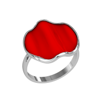 Кольцо из серебра с эмалью