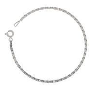 Браслет серебряный Улитка с алмазной насечкой