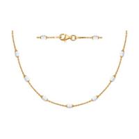 Колье из золочёного серебра (SOKOLOV)