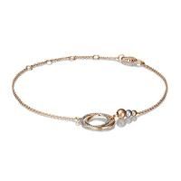 Браслет из комбинированного золота