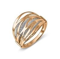 Кольцо из красного золота с эмалью Игры разума