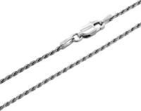 Цепь Веревка тройная с алмазной гранью из серебра