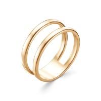 Фаланговое кольцо из золоченого серебра