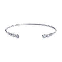 Браслет из серебра с фианитами