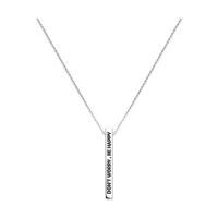 Колье из серебра Don't Worry Be Happy