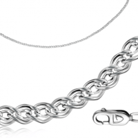 Цепь Нонна из серебра