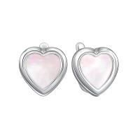 Серьги из серебра с перламутром