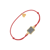 Браслет с молитвой О здоровье детей со вставками из позолоченного серебра