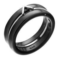 Кольцо из серебра с керамикой