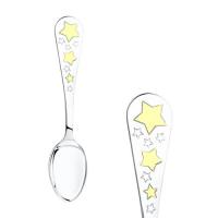 Ложка детская «Звезда» с позолотой (SOKOLOV)