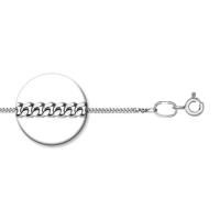 Тонкая серебряная цепочка, плетение - панцирное (SOKOLOV)