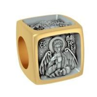 Бусина «ЕВАНГЕЛИСТЫ» из серебра с позолотой