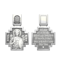 Подвеска АРХАНГЕЛ МИХАИЛ из серебра без вставок