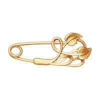 Брошь-булавка из золоченого серебра (SOKOLOV)