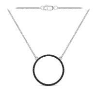 Колье из серебра со шпинелью