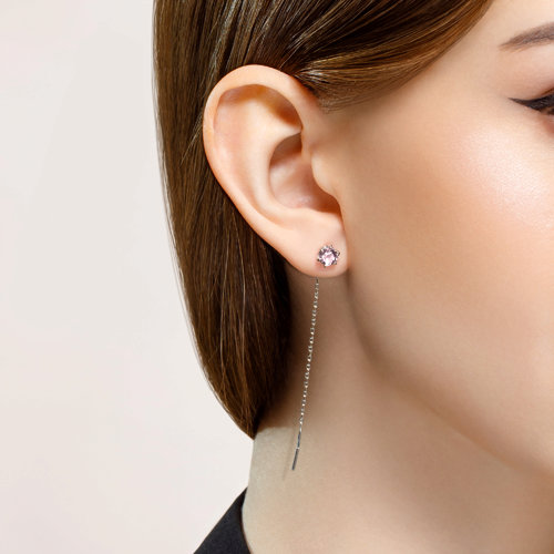 Серьги из серебра с аметистами (SOKOLOV)