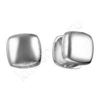 Серьги из серебра без вставок