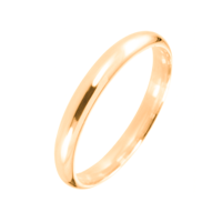 Обручальное кольцо из красного золота