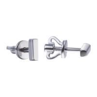 Серьги пусеты из серебра без вставок