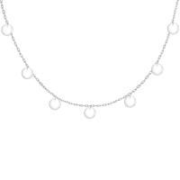 Колье из серебра без вставок