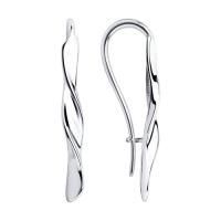 Серьги из серебра (SOKOLOV) без вставок