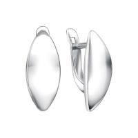 Серьги из серебра без вставок