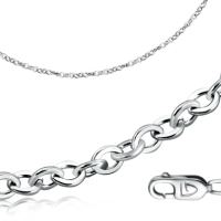 Цепь Якорная из серебра