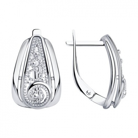 Серьги из серебра (SOKOLOV)