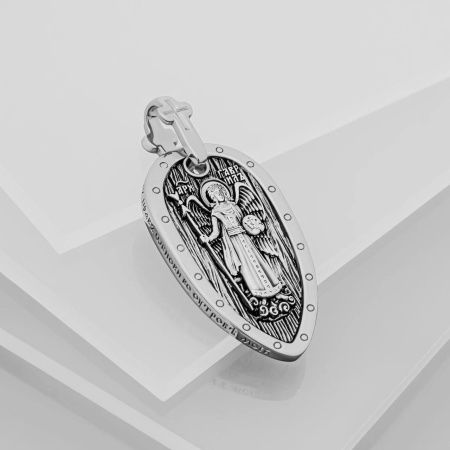 Подвеска из серебра  "Архангел Михаил. Архангел Гавриил"